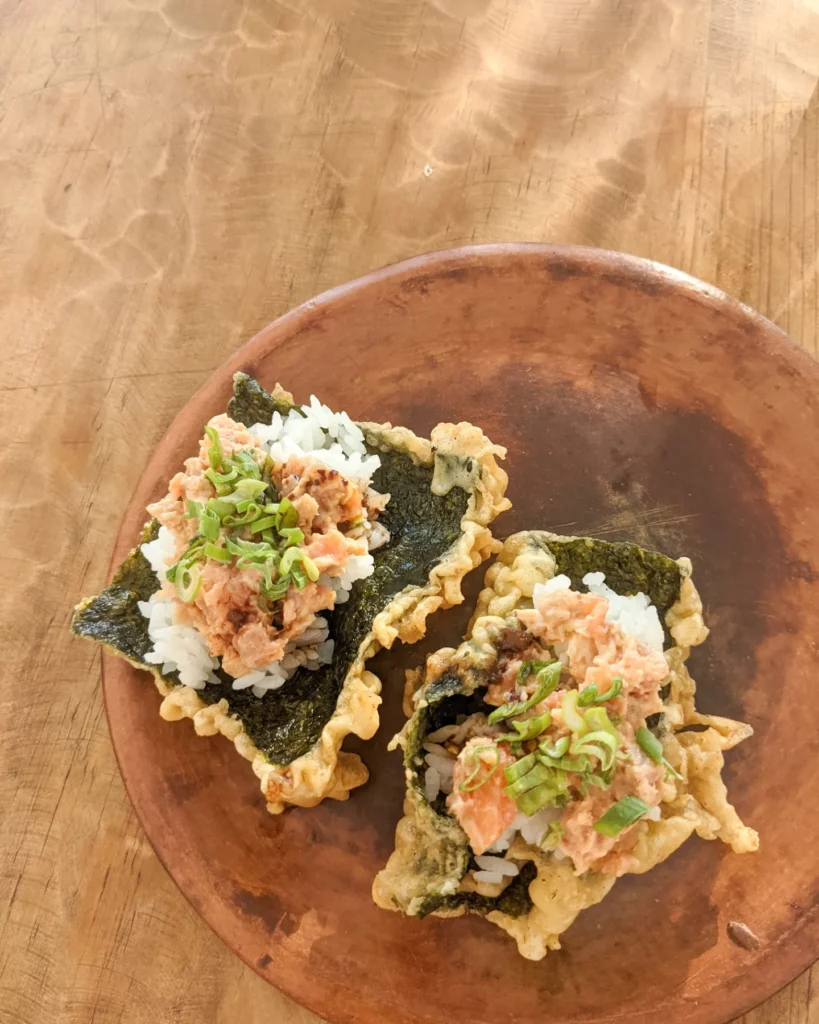 Sushi tacos 