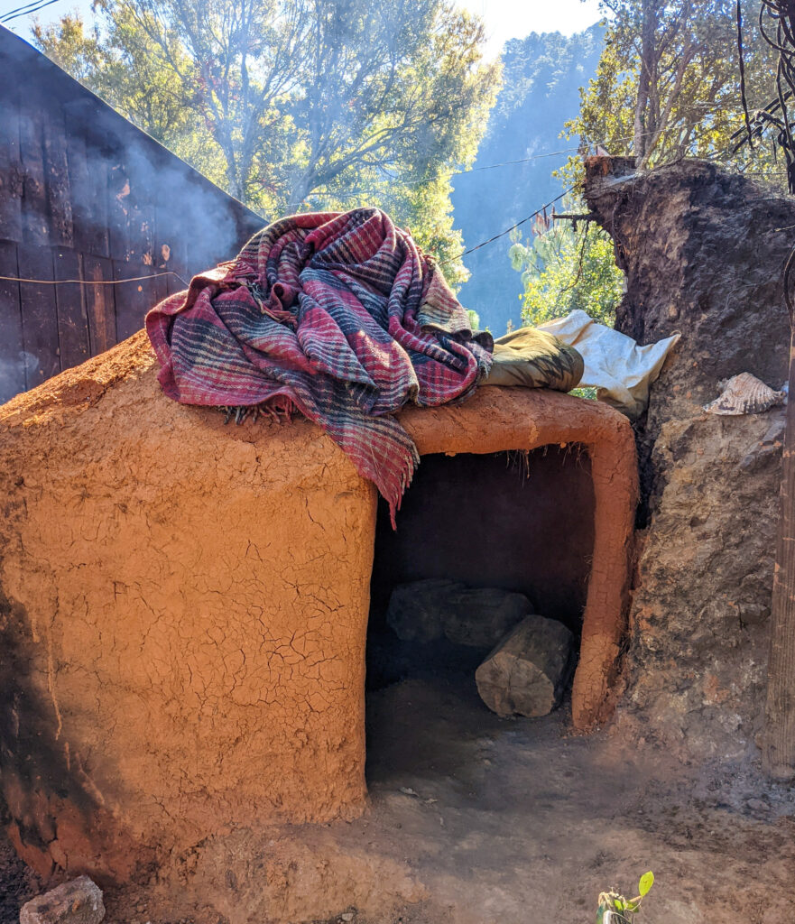 Temazcal ceremony hut in San Jose del Pacifico 