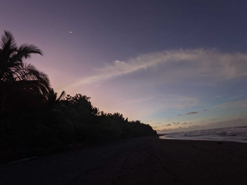 Sunset at Tortugas de Pacuare