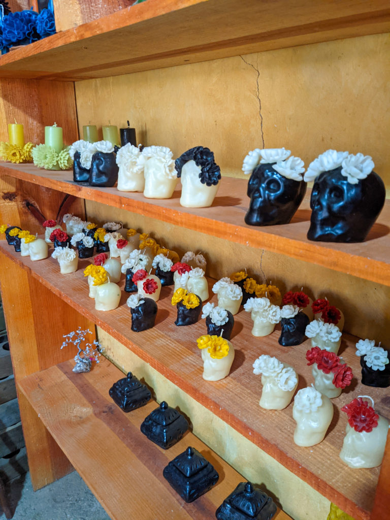 Candle factory in Oaxaca