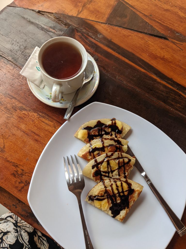 Hostel breakfast in Nusa Penida