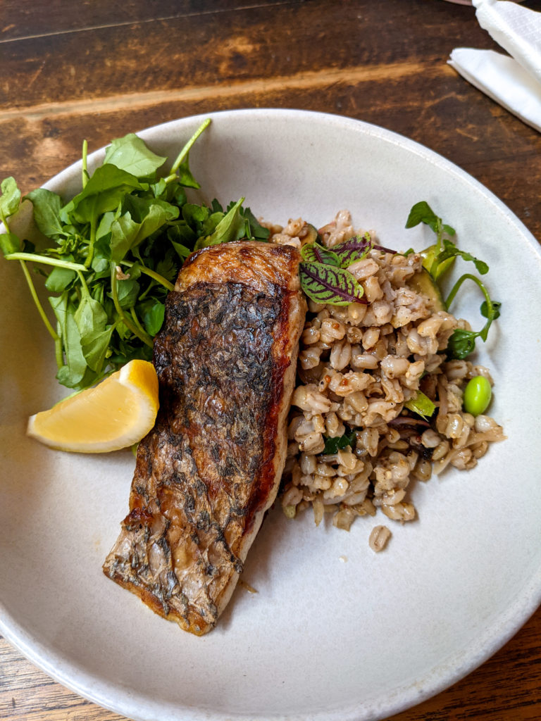 Best restaurants in Ubud - Milk & Madu salmon dish